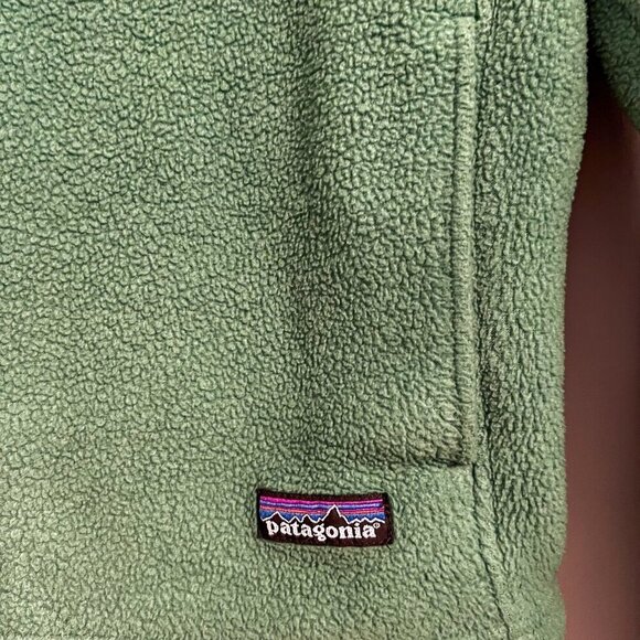 Patagonia Women's Synchilla Quarter Zip Pullover Green Size S - Picture 2 of 5